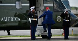 Trump: «Peut-être pas nécessaire» d’intervenir contre l’Iran