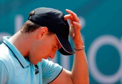 Tennis: Thiem au tapis à Belgrade, Goffin aussi