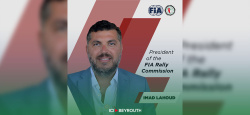 Imad Lahoud, président de la Commission des rallyes au sein de la FIA