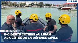 Incidents côtiers au Liban: aux côtés de la défense civile