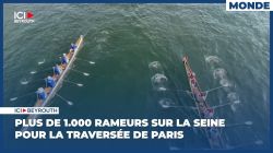 Plus de 1.000 rameurs sur la Seine pour la Traversée de Paris