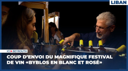 Coup d’envoi du magnifique festival de vin «Byblos en blanc et rosé»