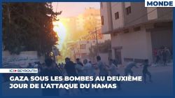 Gaza sous les bombes au deuxième jour de l’attaque du Hamas