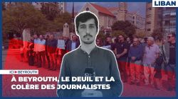 À Beyrouth, le deuil et la colère des journalistes