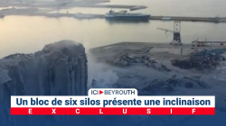 Un bloc de six silos présente une inclinaison