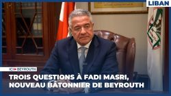 Trois questions à Fadi Masri, nouveau bâtonnier de Beyrouth