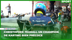 Christopher Feghali, un champion de karting bien précoce