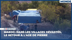 Maroc: dans les villages dévastés, le retour à l'Age de pierre