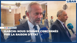 Habchi: Nous sommes concernés par la raison d’État