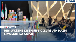 Des lycéens de Saints-Cœurs Aïn Najm simulent la COP28