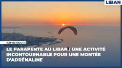 Le parapente au Liban: une activité incontournable pour une montée d'adrénaline