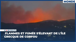 Corfou, nouvelle proie des flammes dévastatrices