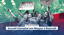 Accueil triomphal aux Mayyas à Beyrouth