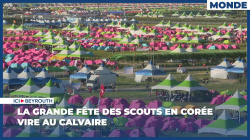 La grande fête des scouts en Corée vire au calvaire