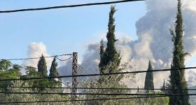 L'armée israélienne cible des infrastructures du Hezbollah au Liban-Sud