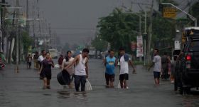Inondations aux Philippines: Pampanga sous les eaux