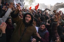 Slogans anti-Hamas lors d'une nouvelle manifestation, à Gaza-ville 