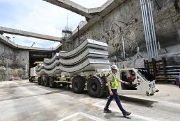 Panama: une ligne de métro en construction sous le canal