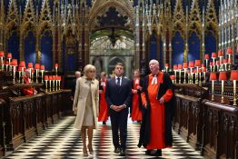 Faste royal et entente cordiale au premier jour de la visite d'Etat de Macron au Royaume-Uni