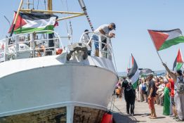 Arrivée en Israël du bateau de militants propalestiniens intercepté par l'armée