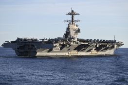 L'USS Gerald Ford quitte la Crète au début de pourparlers indirects sur l'Iran