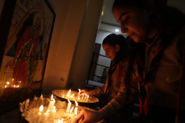 À Damas, les chrétiens célèbrent Noël sous haute sécurité