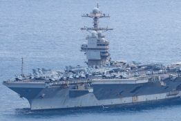 Le porte-avion américain USS Ford quitte la Méditerranée