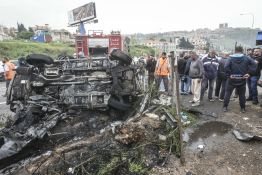 Frappes israéliennes sur l'autoroute reliant Beyrouth au Sud