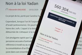 À l’Assemblée, le sort incertain de la proposition de loi Yadan sur l’antisémitisme