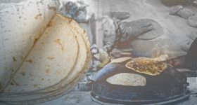 Le saj, le pain au bout des doigts