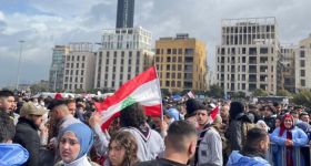Rassemblements au centre-ville en hommage à Rafic Hariri