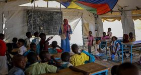Au Soudan, retour à l’école dans un camp de déplacés