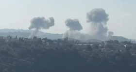 De puissantes frappes israéliennes secouent la région de Nabatieh