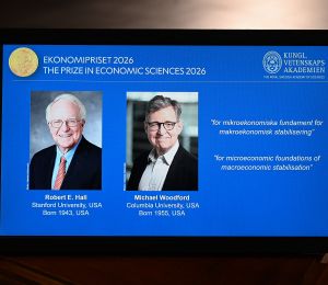 Le Nobel à deux Américains pour leurs modèles permettant de stabiliser les fluctuations de l'économie