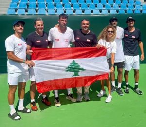 Coupe Davis : le Liban balaie la Syrie et poursuit sa remontée
