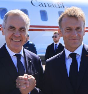 Macron et Carney à Saint-Pierre-et-Miquelon avec un \