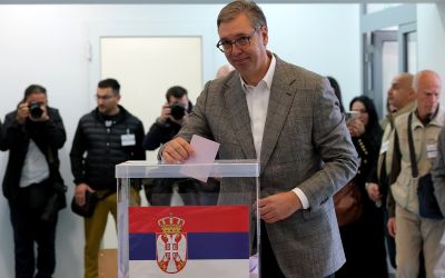 Aleksandar Vucic, longtemps maître de la politique serbe et désormais contesté