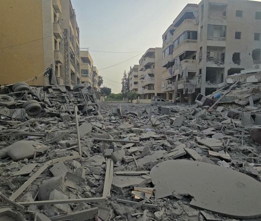 Un hôpital endommagé par des frappes israéliennes à Tyr