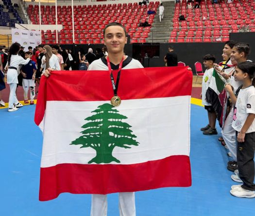 Taekwondo: pluie de médailles pour le Liban à Amman