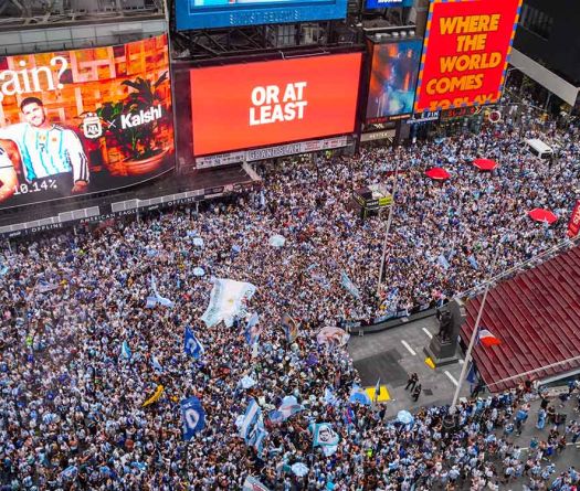 Espagne–Argentine: La fièvre des supporters gagne New York