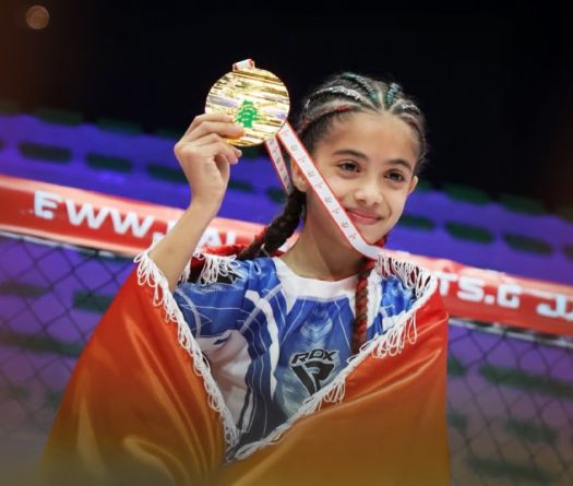 MMA: l’or mondial à 11 ans pour la Libanaise Sky Zgheib