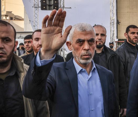 Le chef du Hamas Yahya Sinouar \