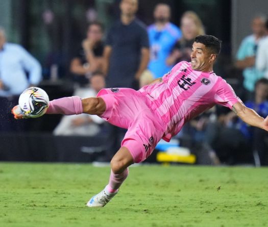 Foot: un doublé de Suarez envoie l'Inter Miami en demies de la Leagues Cup