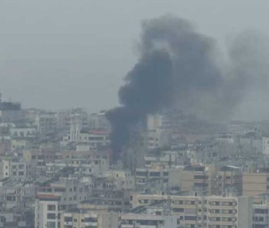 Frappes israéliennes sur la banlieue sud de Beyrouth