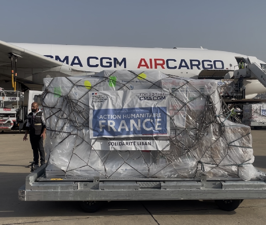 La fondation CMA CGM achemine 60 tonnes d'aide humanitaire