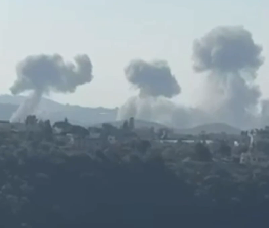 De puissantes frappes israéliennes secouent la région de Nabatieh