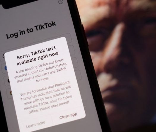 TikTok désormais inaccessible aux États-Unis mais compte sur une \