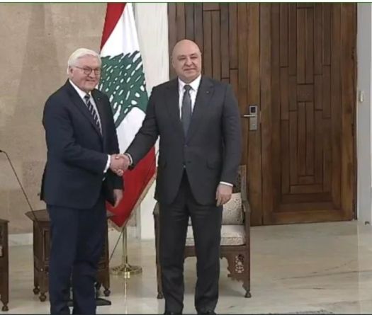 Steinmeier à Baabda: l’Allemagne réaffirme son soutien au Liban et à son armée 