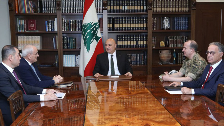 Le calendrier-programme du désarmement des camps palestiniens examiné à Baabda