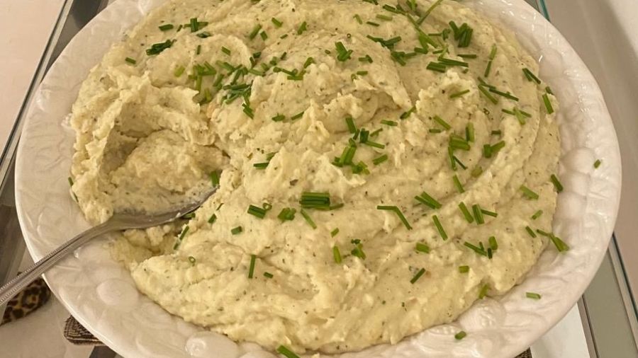 Recette festive: Purée à l'ail et aux herbes fines